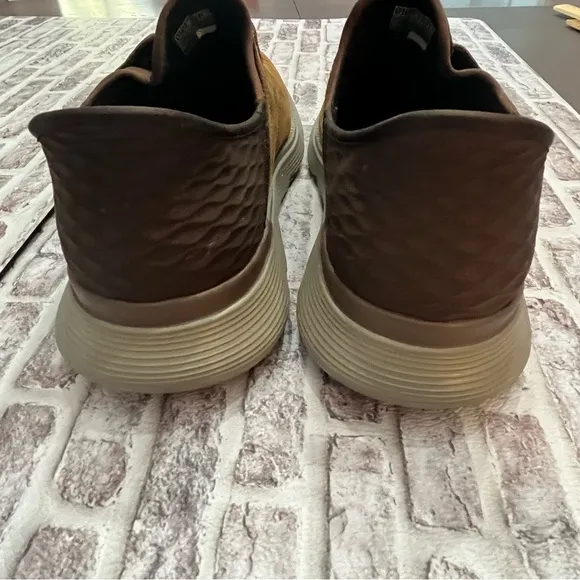 Skechers Mens Slip ins Garza Gervin Trainers Hands Free Leather Sneakers 14