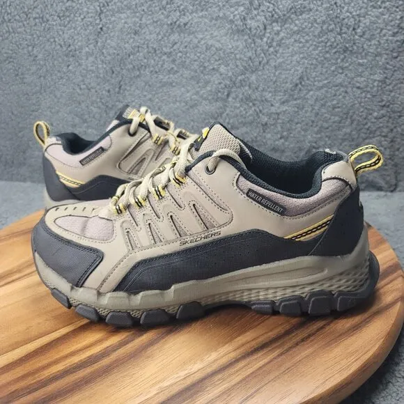 Skechers Outland 2.0 Tan Rip-Staver Shoes Mens Size 9 Waterproof Hiking 51585EWW
