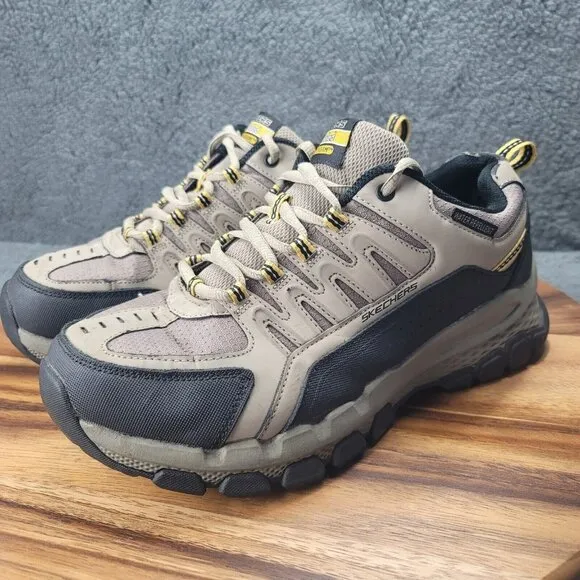 Skechers Outland 2.0 Tan Rip-Staver Shoes Mens Size 9 Waterproof Hiking 51585EWW