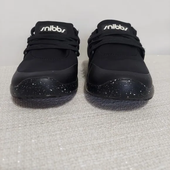 SNIBBS Women's Spacecloud Sneakers Non Slip Work Shoes Size 9.5 Black