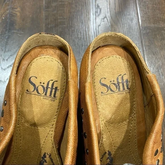 Sofft Gila Studded Leather Mule Size 7 Women