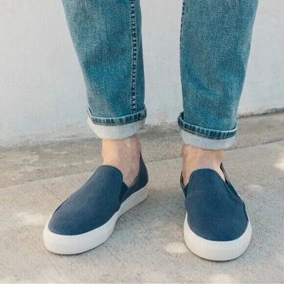 SOLUDOS MEN’S ALGARVE SLIP ON‎ SNEAKER NAVY - size 9- NIB