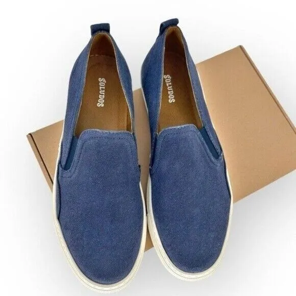 SOLUDOS MEN’S ALGARVE SLIP ON‎ SNEAKER NAVY - size 9- NIB