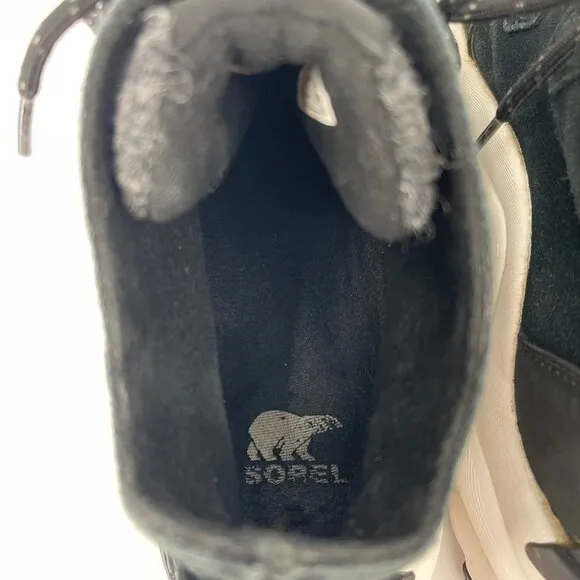 Sorel Black Kinetic Renegade Caribou Sneakers | Size 7.5