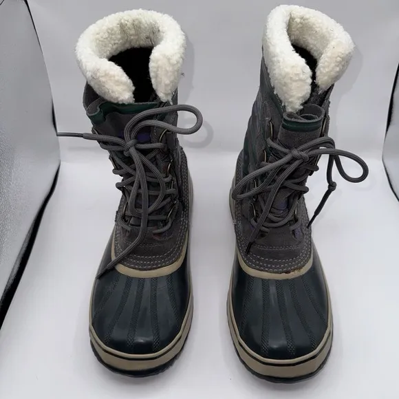 Sorel Boots Size 9 Tall Joan Of Arctic Aztec Print Winter Waterproof Snow Shoes