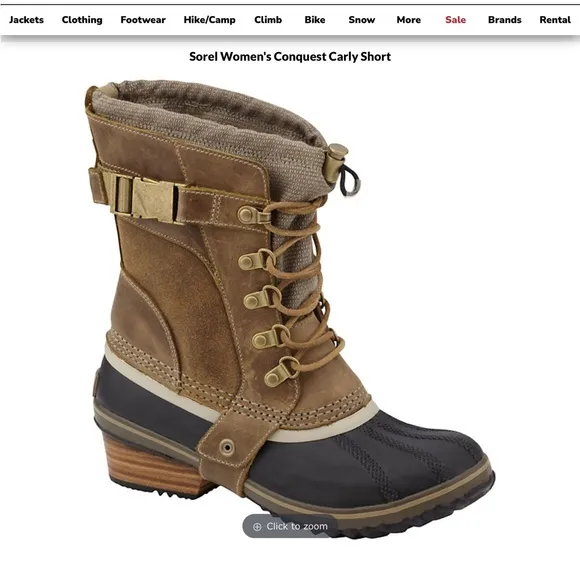 Sorel Conquest Carly Short Boots