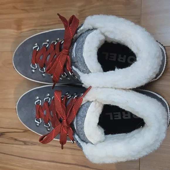 SOREL Gray Waterproof Out And About  Women's Shoes size 10.5 US