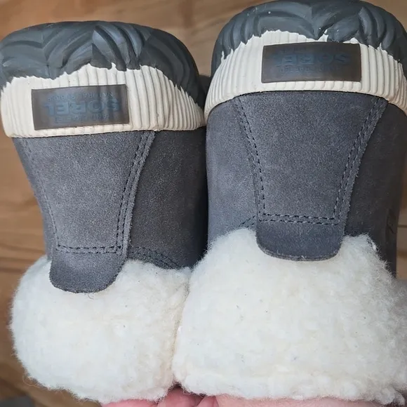 SOREL Gray Waterproof Out And About  Women's Shoes size 10.5 US