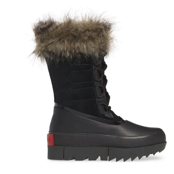 SOREL JOAN of Arctic Next Faux Fur Waterproof Snow Boot, Black, Size 10, NWT