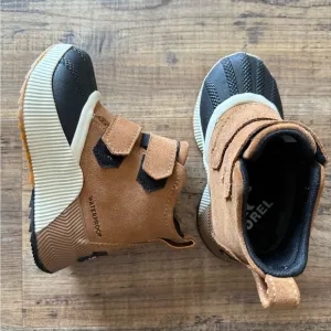 Sorel Kids Waterproof Brown and Black Shoes