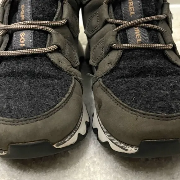 Sorel Kinetic Caribou Quarry Waterproof Shoes Womens Size 7.5 NL3372-052