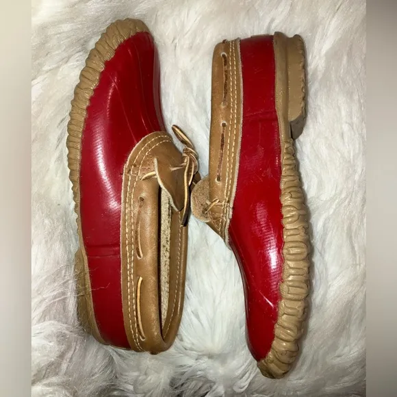 Sorel Low Duck Boots Women’s Red Chinook Waterproof Winter Snow Shoes