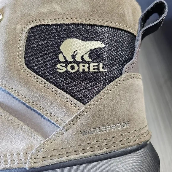 Sorel Men BUXTON LACE Winter Boots-200g Insulated,‎ Waterproof, Suede NWOB