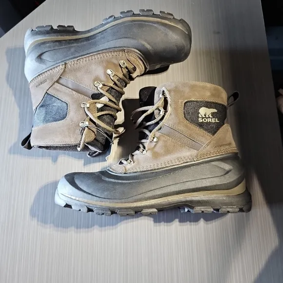Sorel Men BUXTON LACE Winter Boots-200g Insulated,‎ Waterproof, Suede NWOB