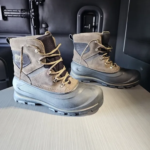 Sorel Men BUXTON LACE Winter Boots-200g Insulated,‎ Waterproof, Suede NWOB