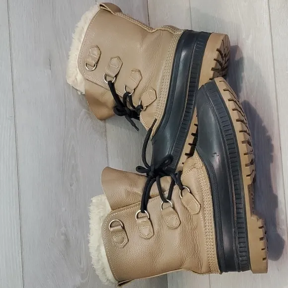 Sorel Mens Insulated Lined Outdoor Duck Rubber Mid calf boots shoes sz 7