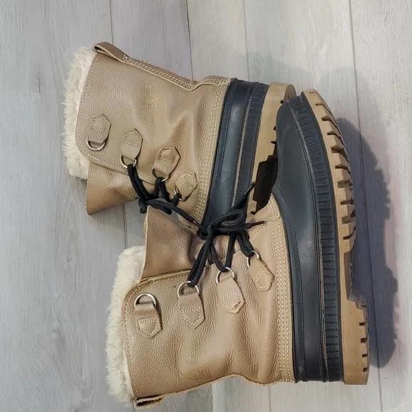 Sorel Mens Insulated Lined Outdoor Duck Rubber Mid calf boots shoes sz 7