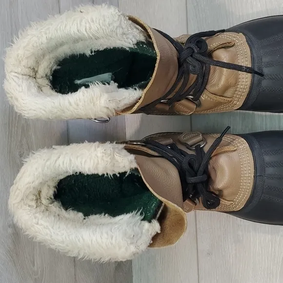 Sorel Mens Insulated Lined Outdoor Duck Rubber Mid calf boots shoes sz 7
