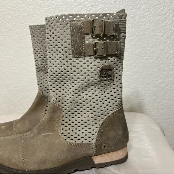 Sorel NL2167-977 Women’s Major Pull On Boots Combat Military Style Boot Size 8.5