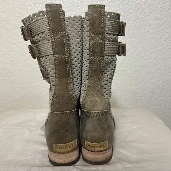 Sorel NL2167-977 Women’s Major Pull On Boots Combat Military Style Boot Size 8.5