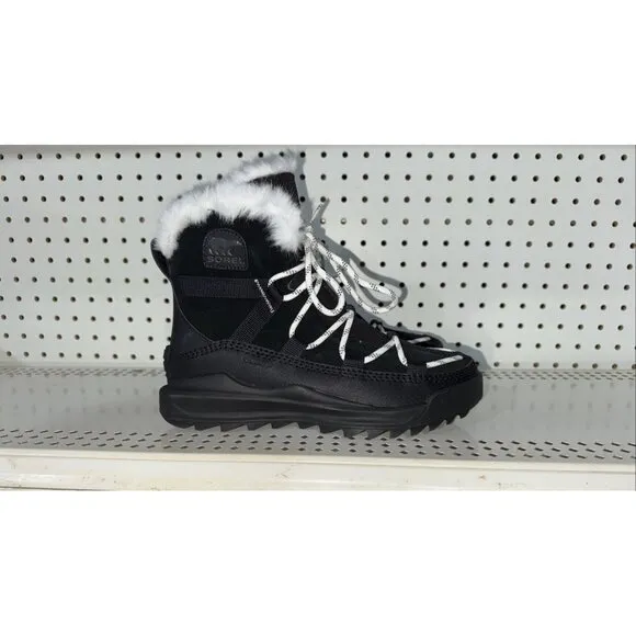 Sorel Ona RMX Glacy Plus Womens WP Insulated Winter Snow Boots Size 9 Black