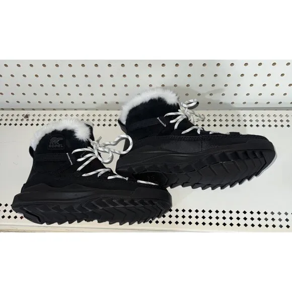 Sorel Ona RMX Glacy Plus Womens WP Insulated Winter Snow Boots Size 9 Black