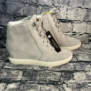 Sorel Out N About Dove Quarry Waterproof Wedges Boots Bootie Sneakers Shoes 7.5