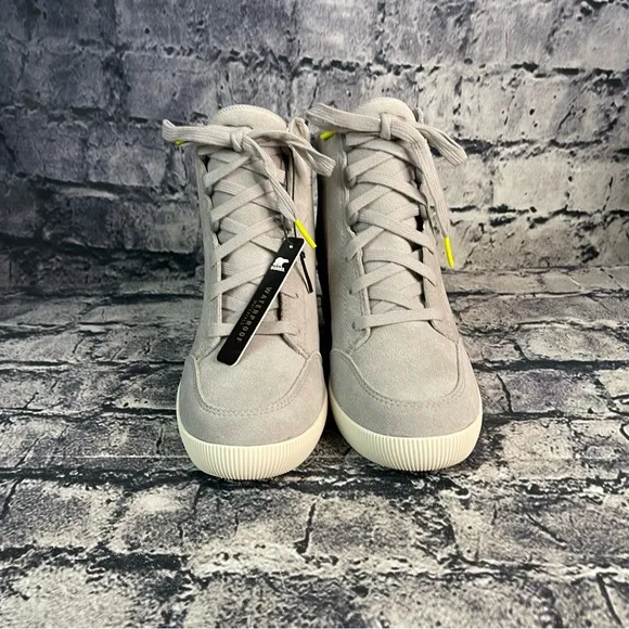 Sorel Out N About Dove Quarry Waterproof Wedges Boots Bootie Sneakers Shoes 7.5