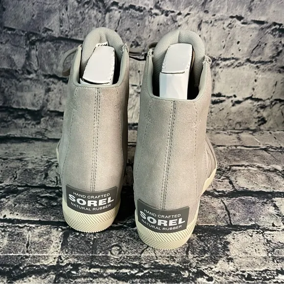 Sorel Out N About Dove Quarry Waterproof Wedges Boots Bootie Sneakers Shoes 8.5