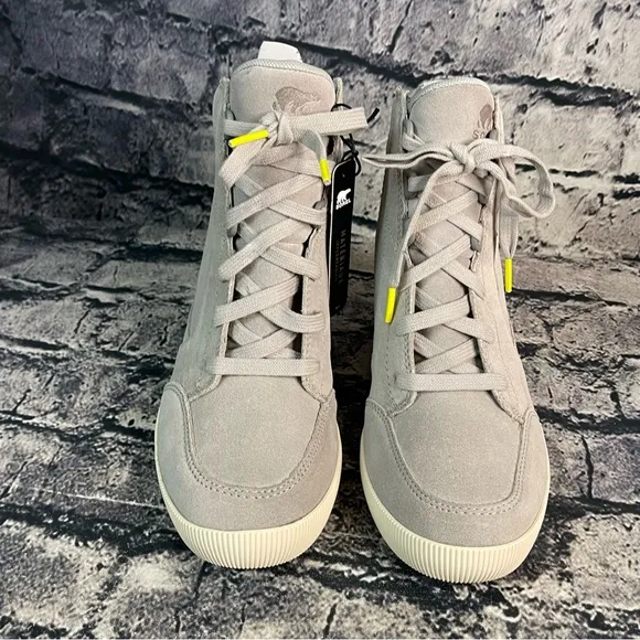 Sorel Out N About Dove Quarry Waterproof Wedges Boots Bootie Sneakers Shoes 8.5