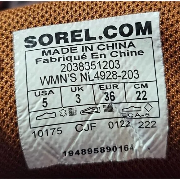 Sorel Out N About III Mid Waterproof Wedge Shoes WOMENS SIZE 5