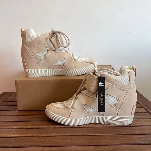 SOREL Out N About Sport Wedge Booties Nova Sand US Women 8/UK 5/EU 38.5