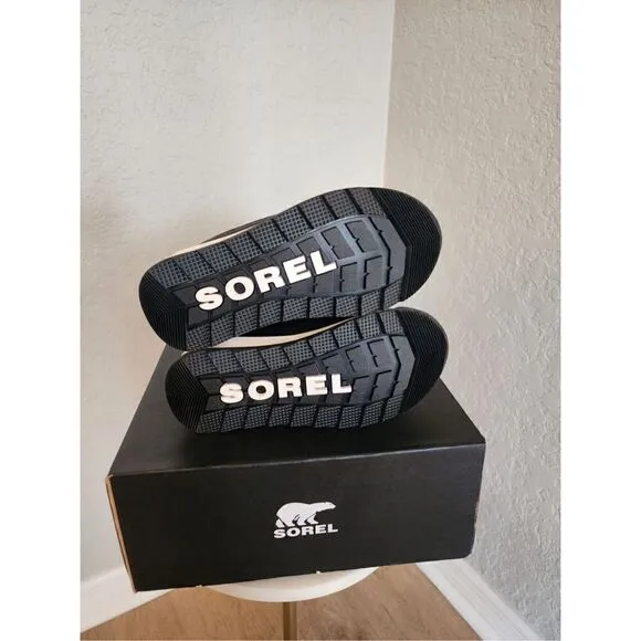 SOREL Whitney II Short Waterproof Insulated Boot, Toddler Size 10, Black, NWT