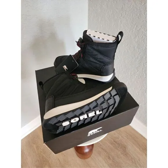 SOREL Whitney II Short Waterproof Insulated Boot, Toddler Size 10, Black, NWT