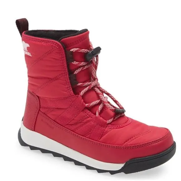 SOREL Whitney II Short Waterproof Insulated Boot, Toddler Size 12, Red, NWT