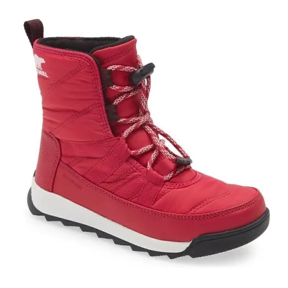 SOREL Whitney II Short Waterproof Insulated Boot, Toddler Size 10, Red, NWT
