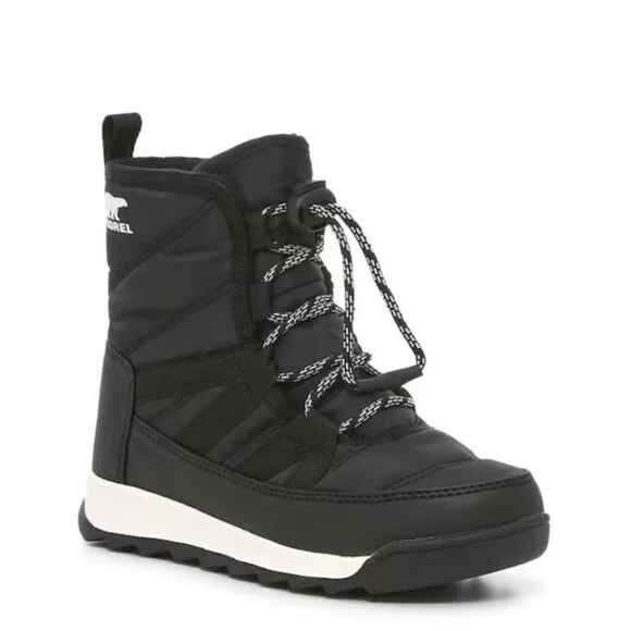SOREL Whitney II Short Waterproof Insulated Boot, Toddler Size 10, Black, NWT