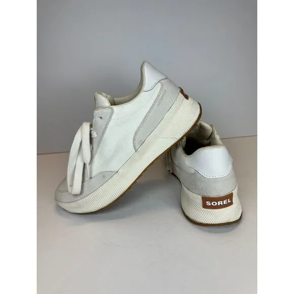 Sorel Women's 2069921125 Out N About III City Size 8.5 Sea Salt Sneakers EUC