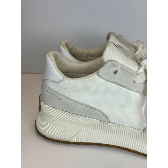 Sorel Women's 2069921125 Out N About III City Size 8.5 Sea Salt Sneakers EUC