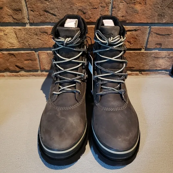 Sorel Women's Lennox Street Rain Boot — Waterproof Leather Boots Size 7.5