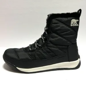 Sorel Women's Whitney II Short Lace Boots Black, Size 9M
