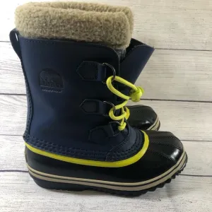 Sorel Yoot pac tp size 4 winter snow boot leather waterproof blue