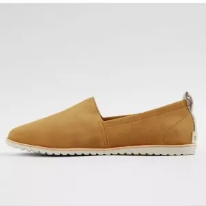 Sorel Ella Waterproof Slip on Leather Shoes in Tan Size 8