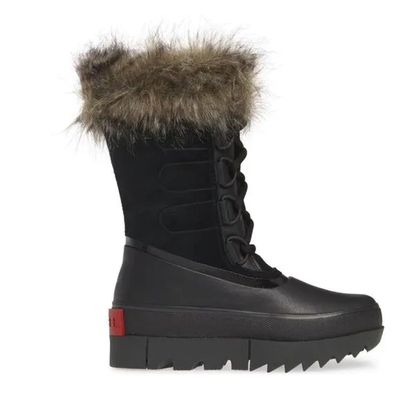 SOREL JOAN of Arctic Next Faux Fur Waterproof Snow Boot, Black, Size 9.5, NWT