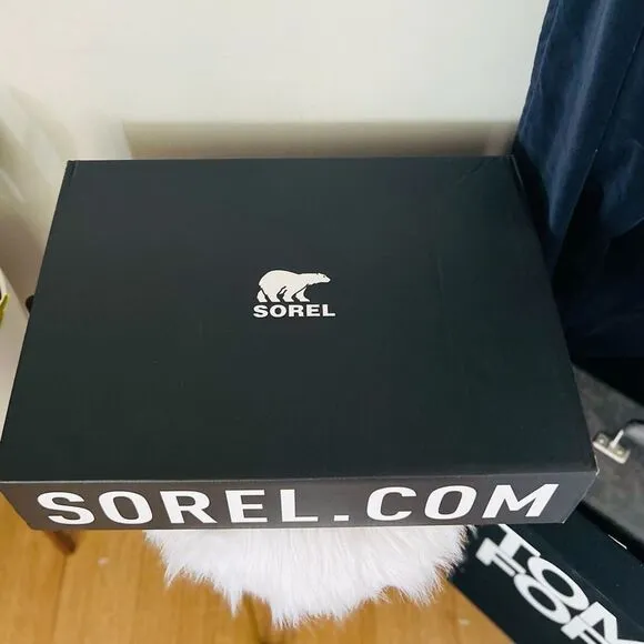 SOREL JOAN of Arctic Next Faux Fur Waterproof Snow Boot, Black, Size 9.5, NWT