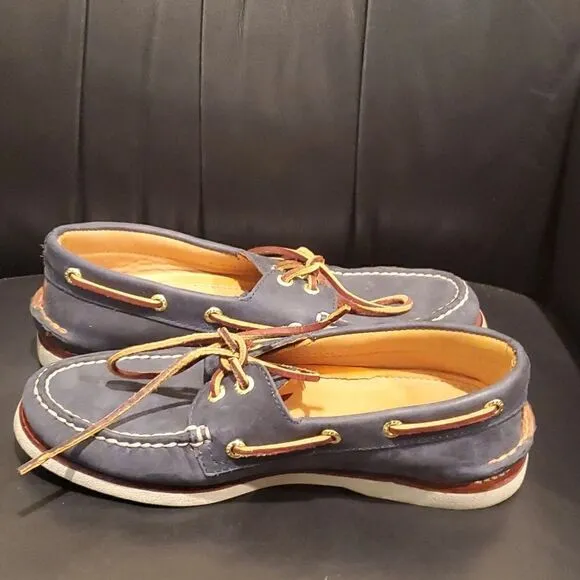 SPERRY Authentic Original Gold Cup Leather Boat Shoes - Size 7