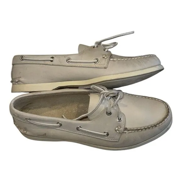 Sperry Authentic Original Boat Shoe Cream Men’s Size 10