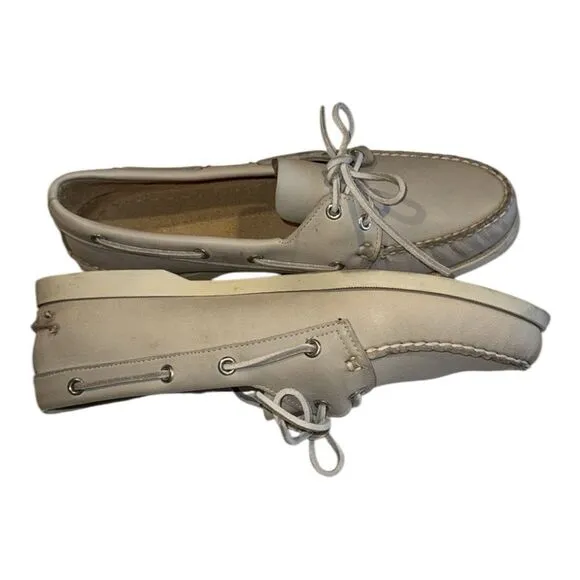 Sperry Authentic Original Boat Shoe Cream Men’s Size 10
