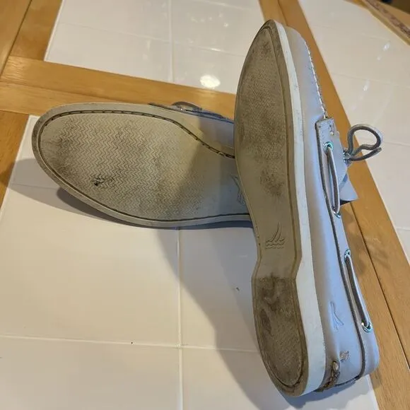 Sperry Authentic Original Boat Shoe Cream Men’s Size 10