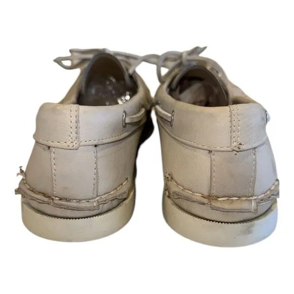 Sperry Authentic Original Boat Shoe Cream Men’s Size 10
